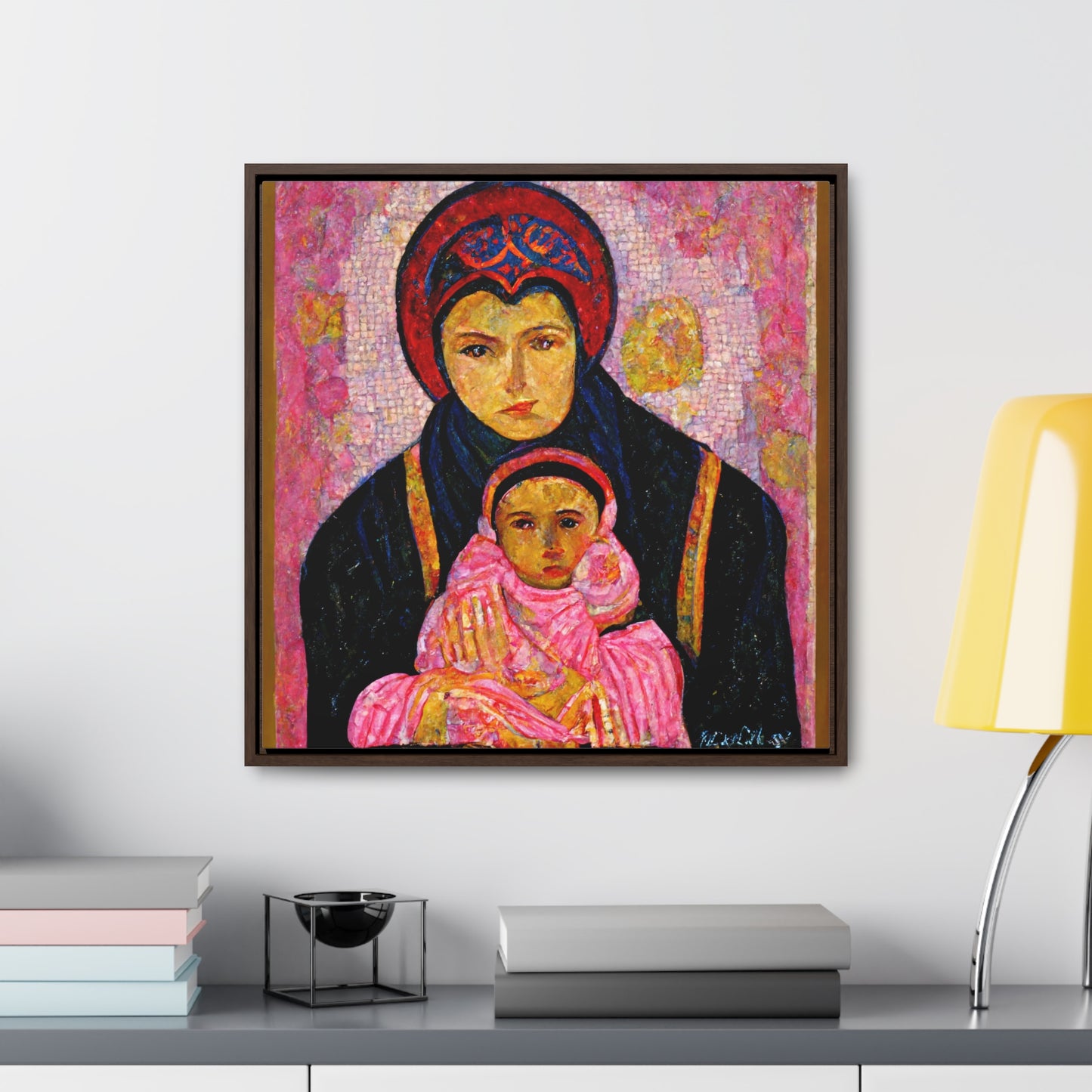 Mary and the Child 13, Valentinii, Gallery Canvas Wraps, Square Frame