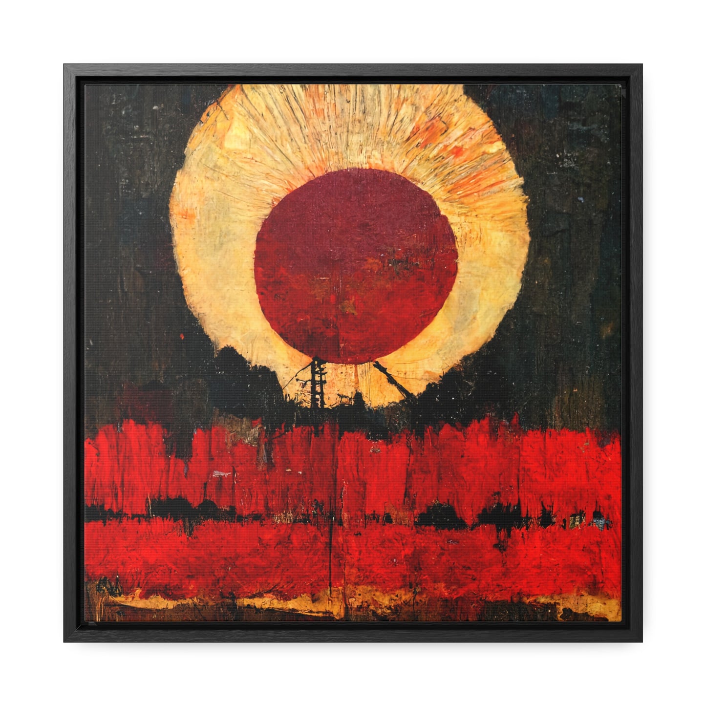 Land of the Sun 28, Valentinii, Gallery Canvas Wraps, Square Frame