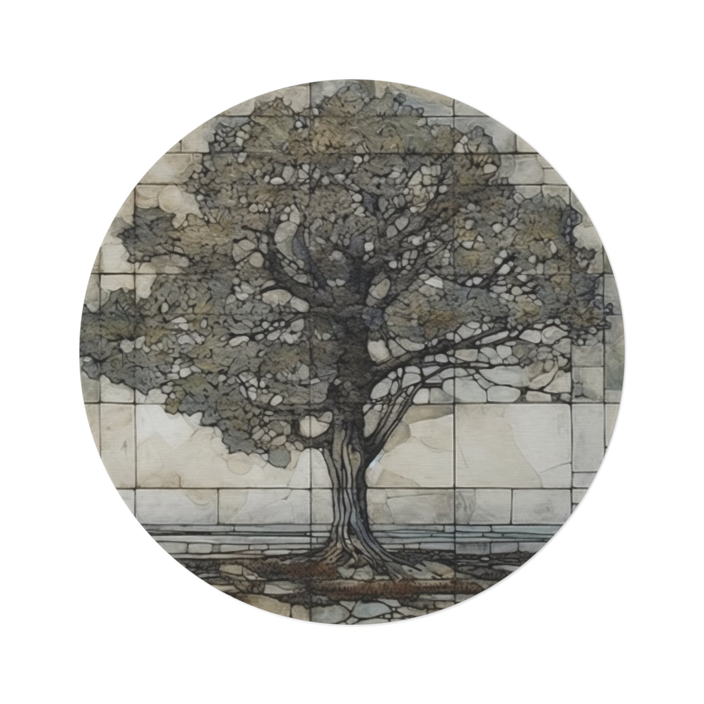 Tree 4,  Round Rug