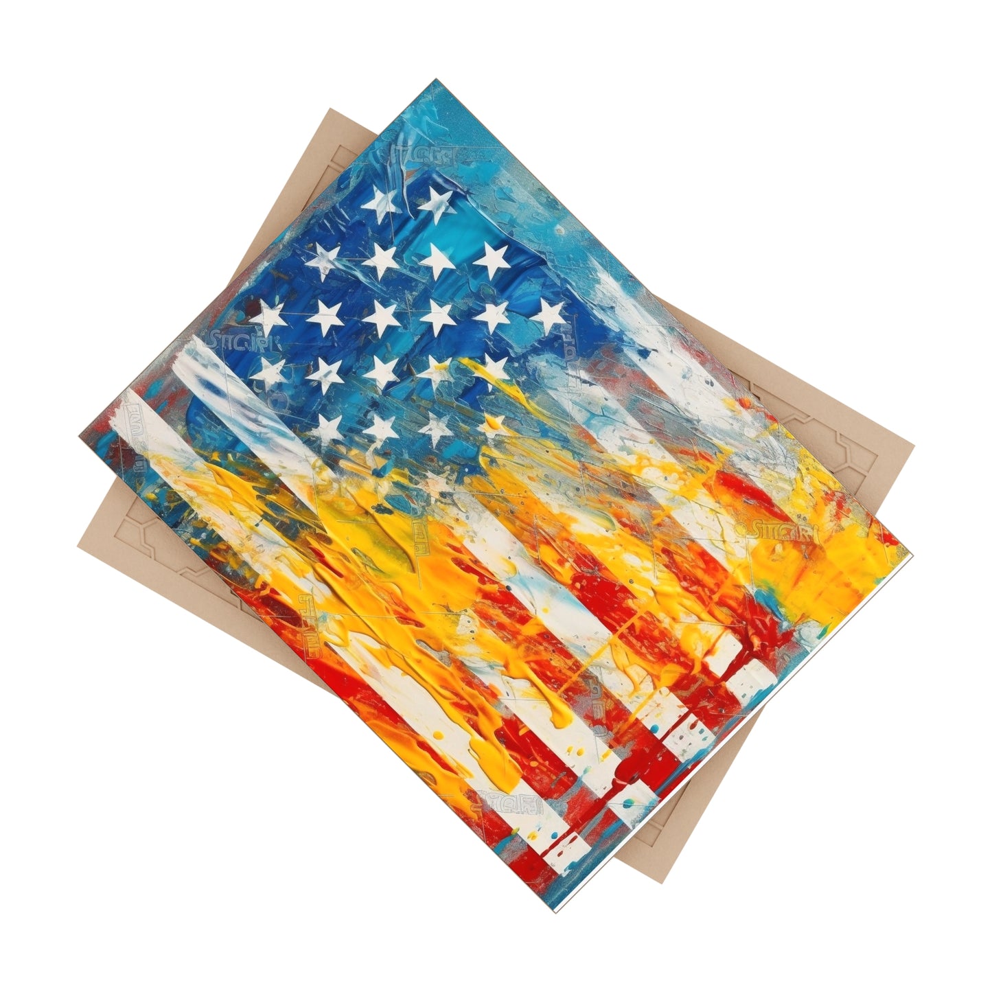 USA D, Ceramic Photo Tile