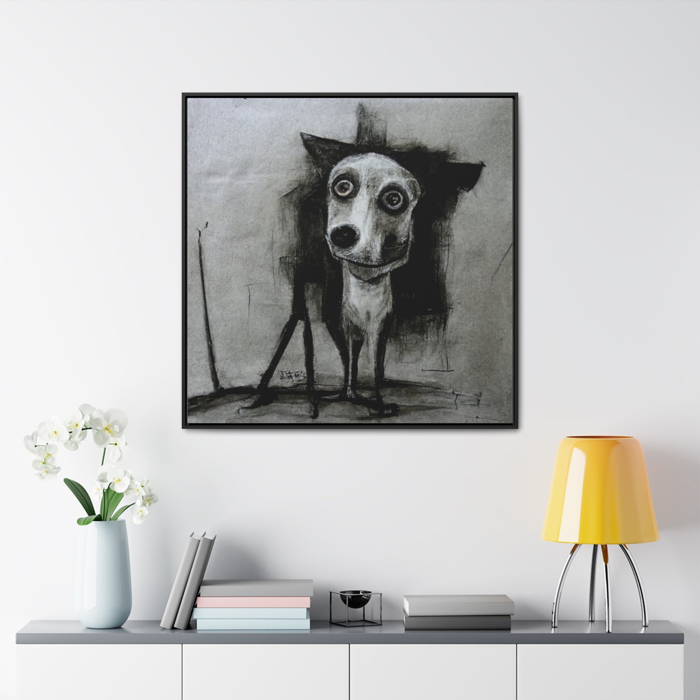 Dogs and Puppies 9, Valentinii, Gallery Canvas Wraps, Square Frame