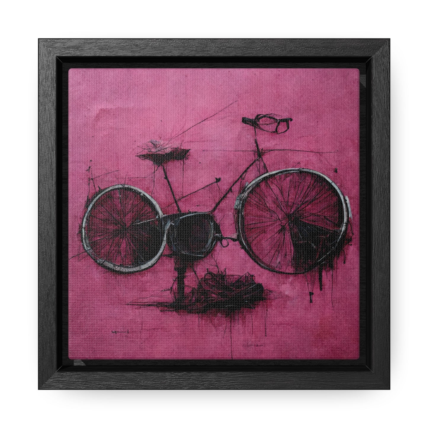 Bicycle 4, Valentinii, Gallery Canvas Wraps, Square Frame