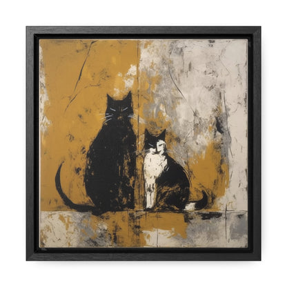 Cat 12, Gallery Canvas Wraps, Square Frame