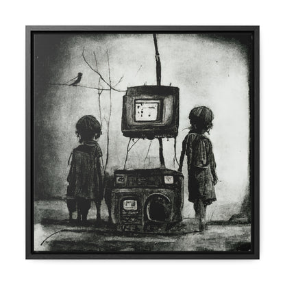 Childhood Wave 8, Valentinii, Gallery Canvas Wraps, Square Frame