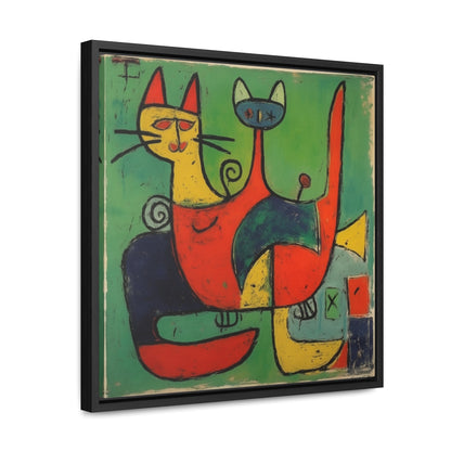 Cat 143, Gallery Canvas Wraps, Square Frame