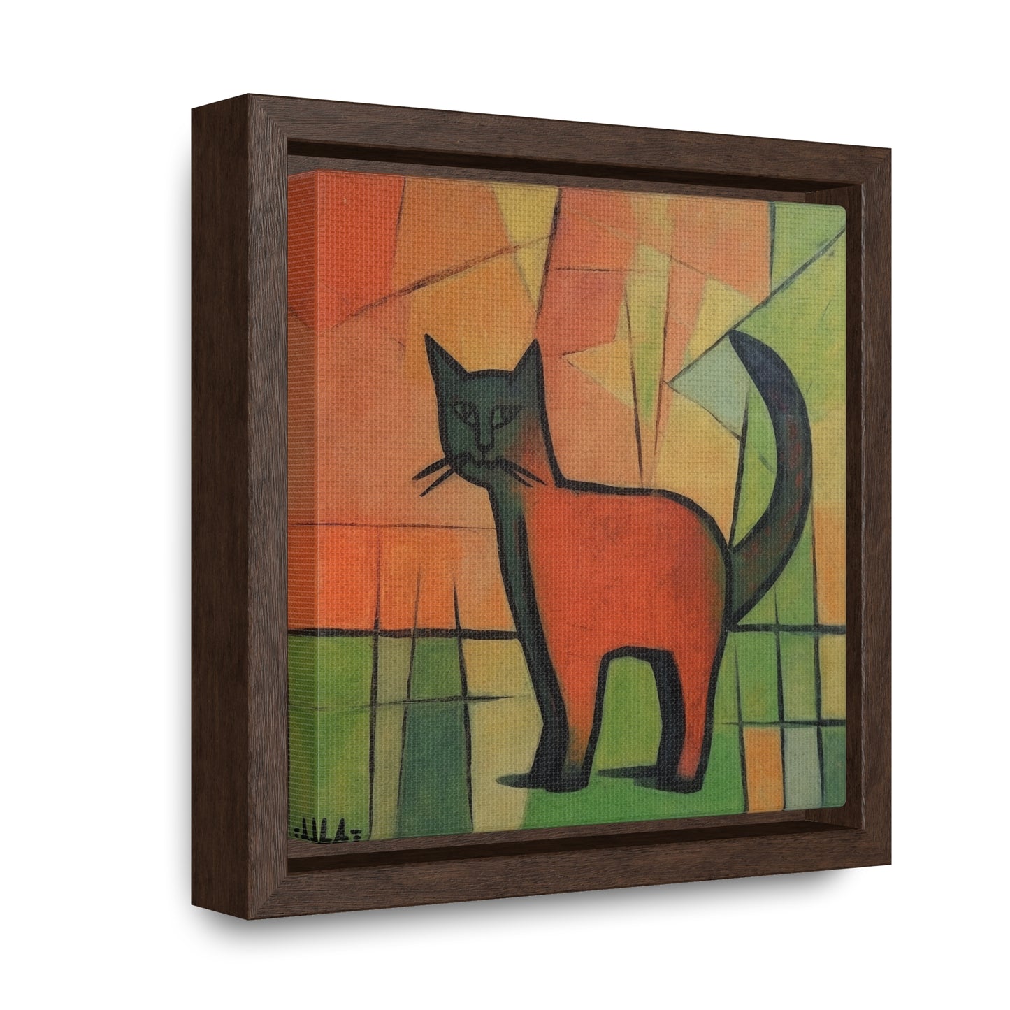 Cat 20, Gallery Canvas Wraps, Square Frame