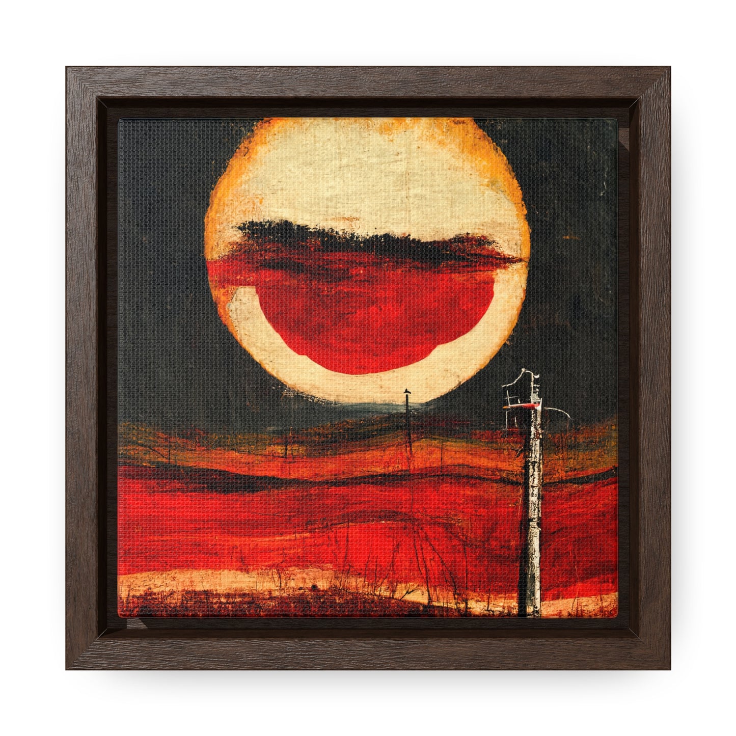 Land of the Sun 26, Valentinii, Gallery Canvas Wraps, Square Frame