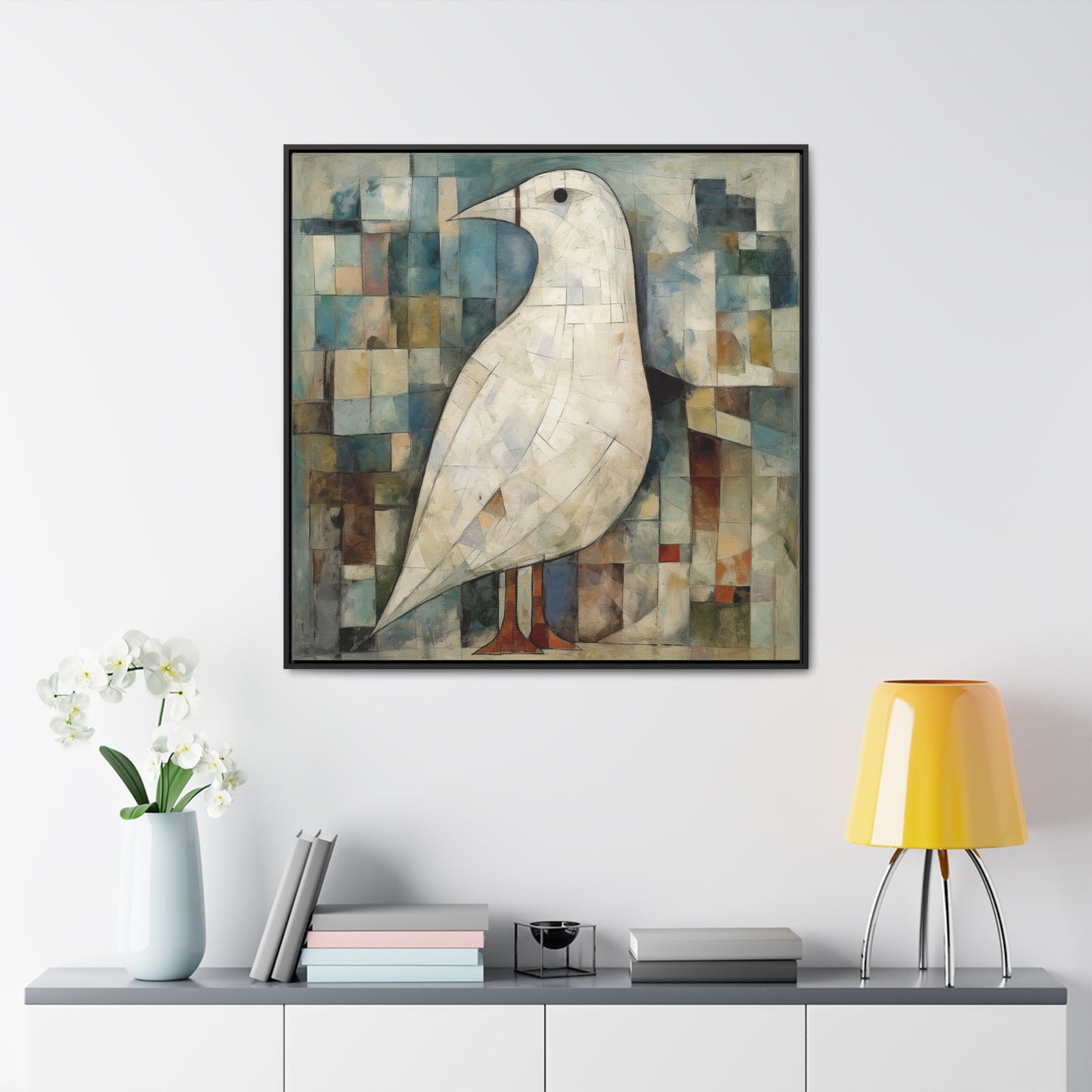 Bird 15, Gallery Canvas Wraps, Square Frame