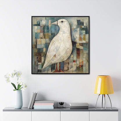 Bird 15, Gallery Canvas Wraps, Square Frame