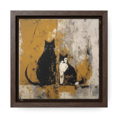 Cat 12, Gallery Canvas Wraps, Square Frame