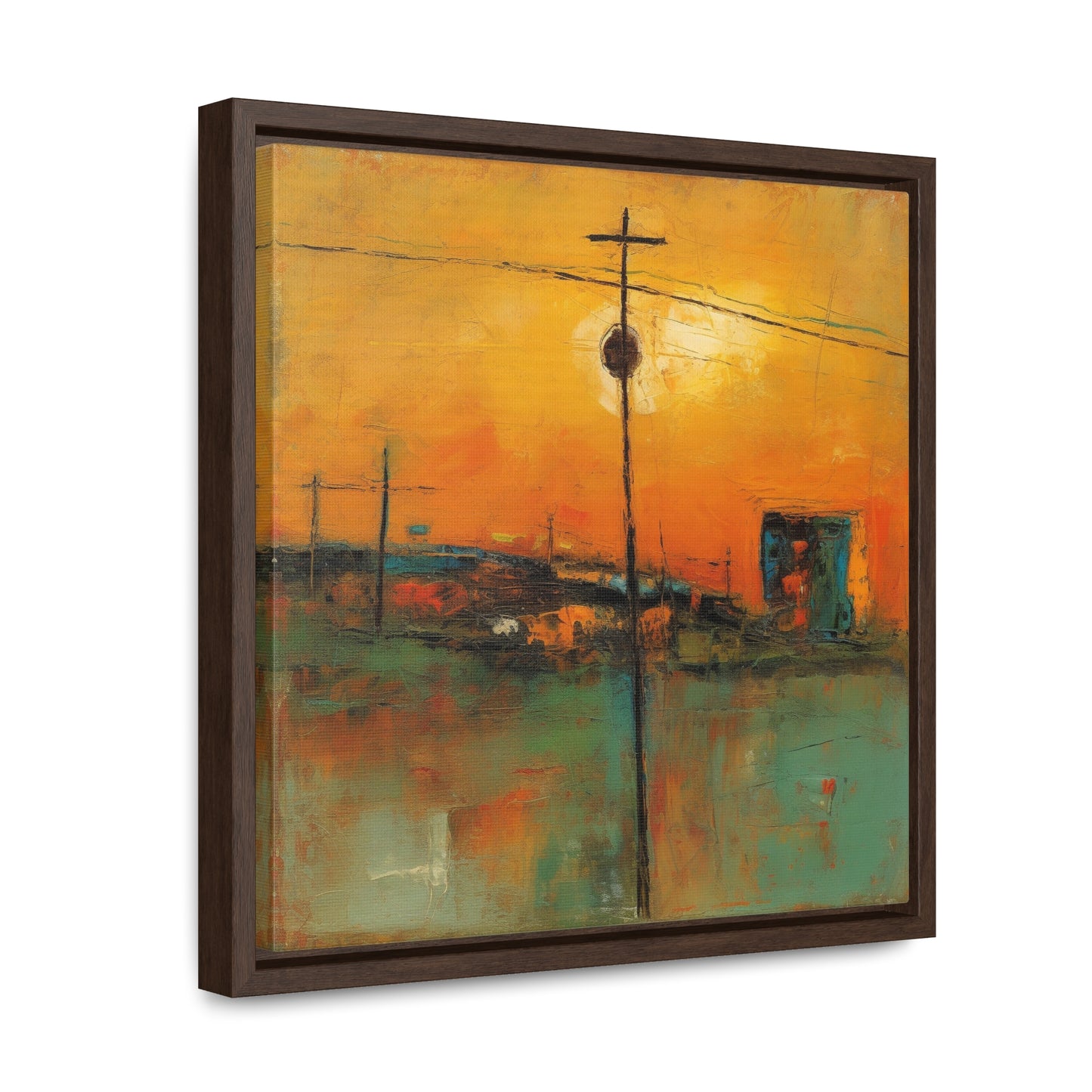 Land of the Sun 57, Valentinii, Gallery Canvas Wraps, Square Frame