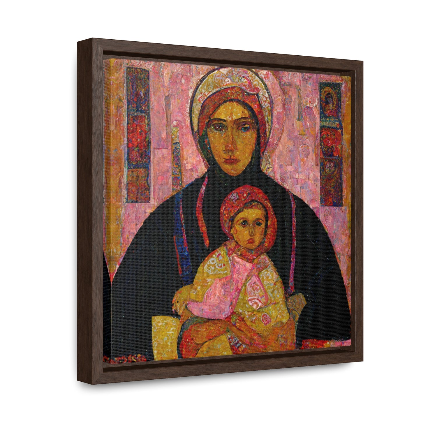 Mary and the Child 15, Valentinii, Gallery Canvas Wraps, Square Frame