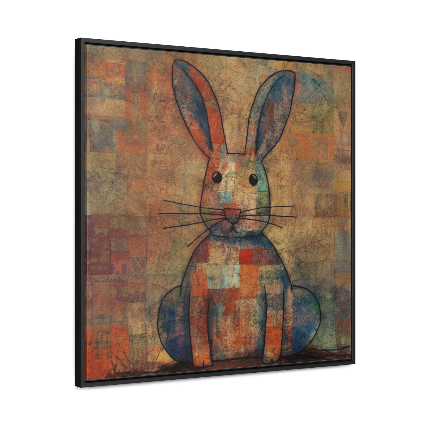 Rabbit 21, Gallery Canvas Wraps, Square Frame