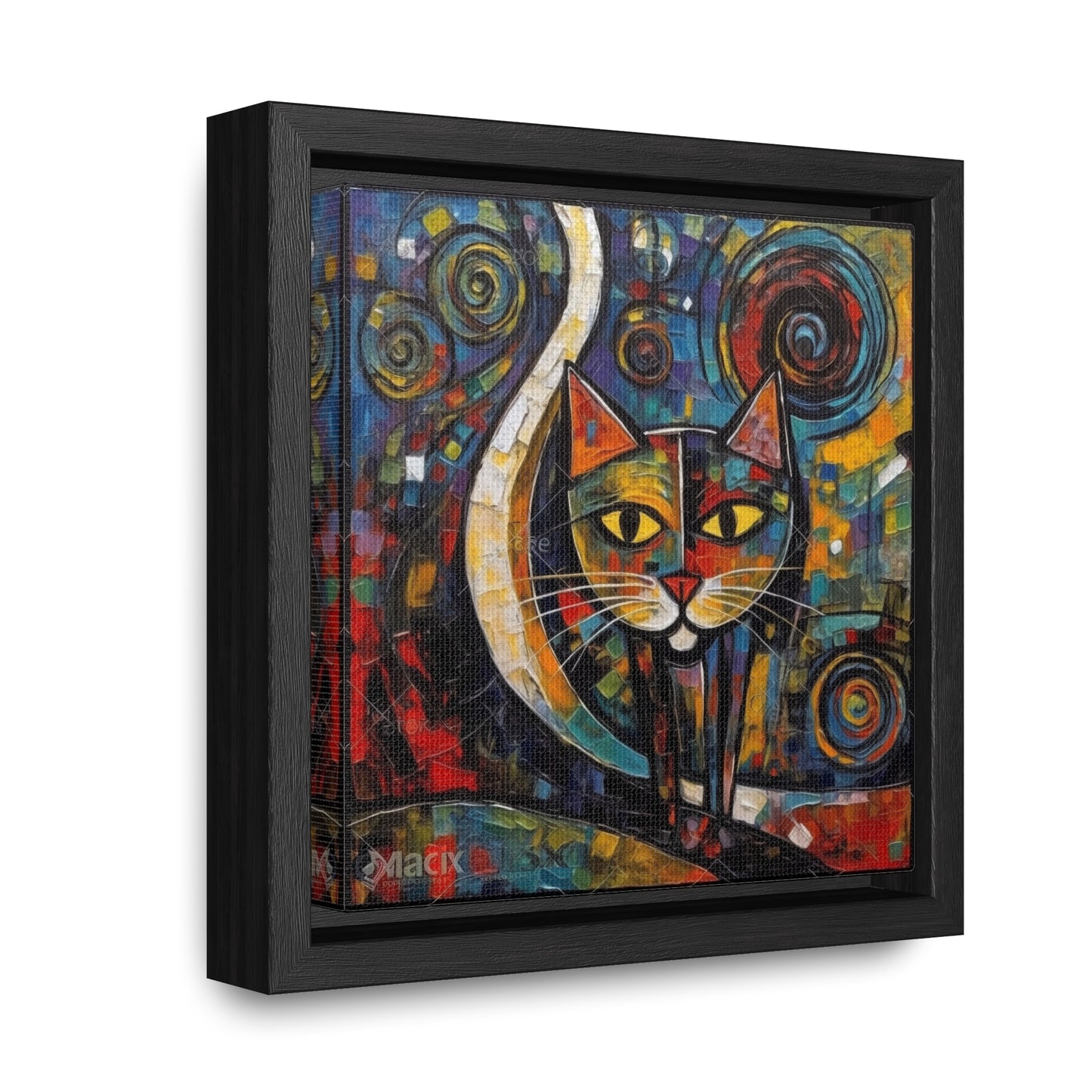 Cat 119, Gallery Canvas Wraps, Square Frame