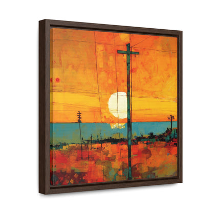 Land of the Sun 69, Valentinii, Gallery Canvas Wraps, Square Frame