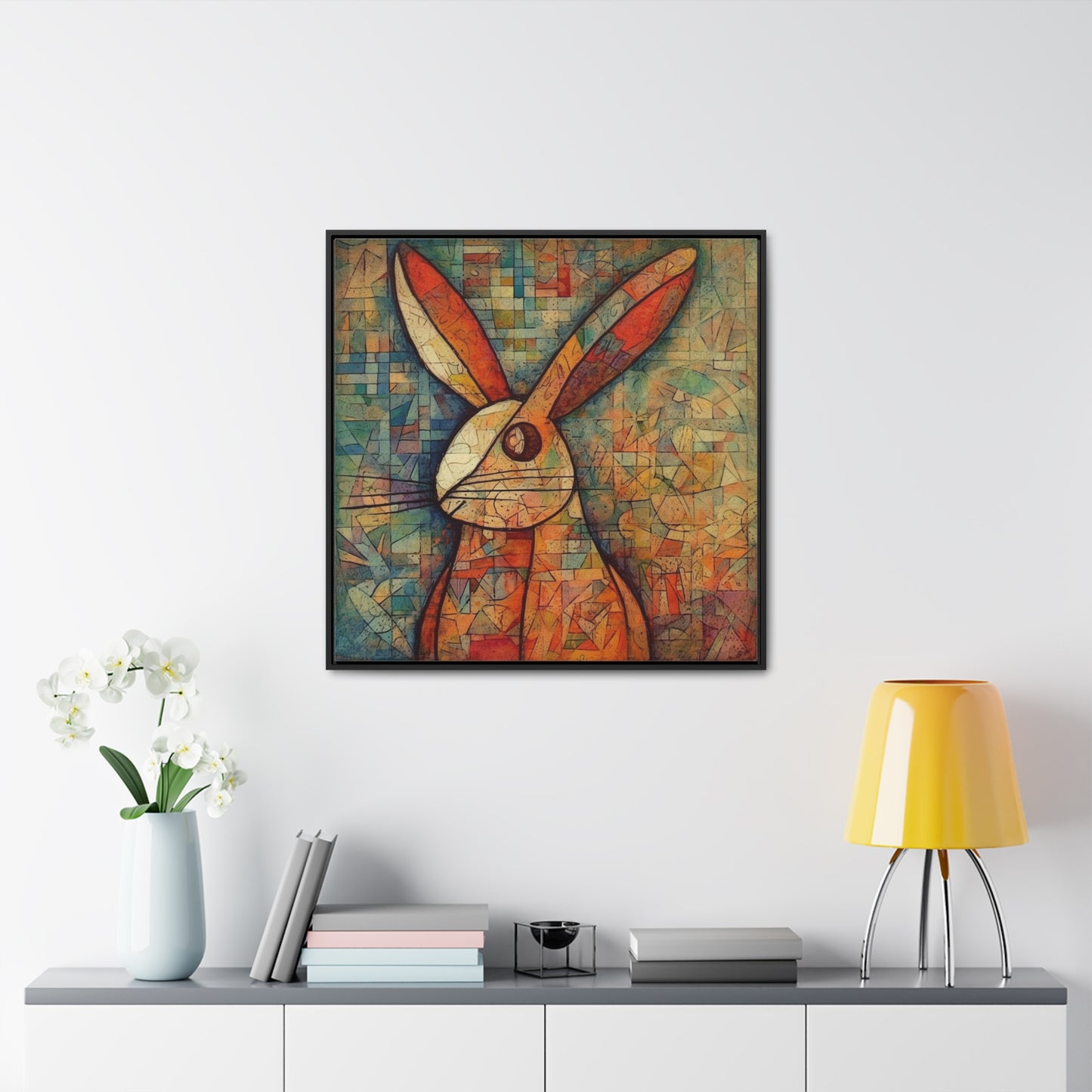 Rabbit 4, Gallery Canvas Wraps, Square Frame