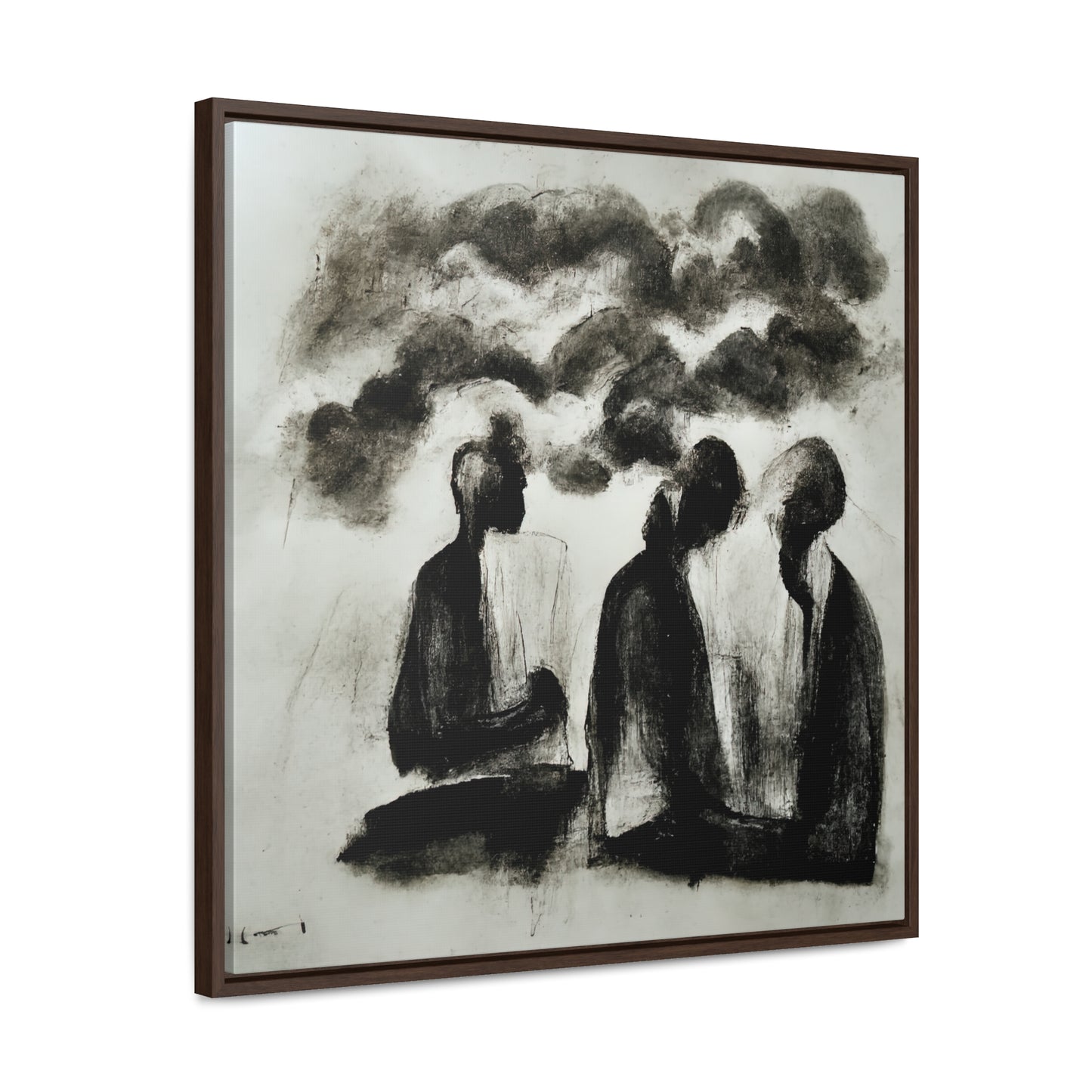 Palaeolithic Prayer 12, Valentinii, Gallery Canvas Wraps, Square Frame