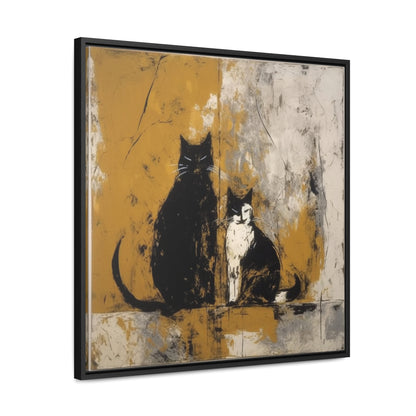 Cat 12, Gallery Canvas Wraps, Square Frame