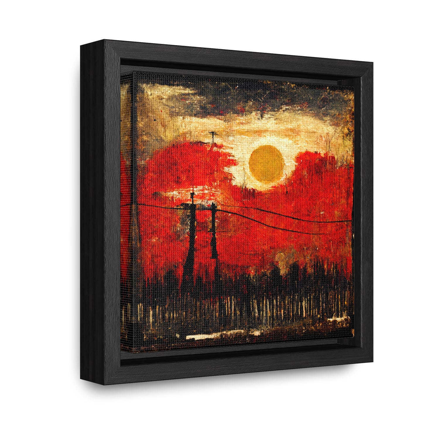 Land of the Sun 20, Valentinii, Gallery Canvas Wraps, Square Frame