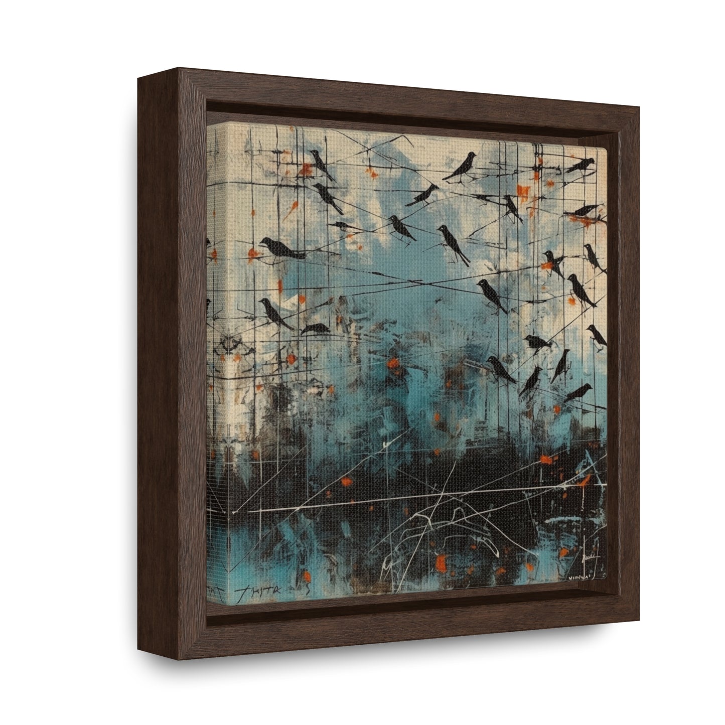 Bird 21, Gallery Canvas Wraps, Square Frame