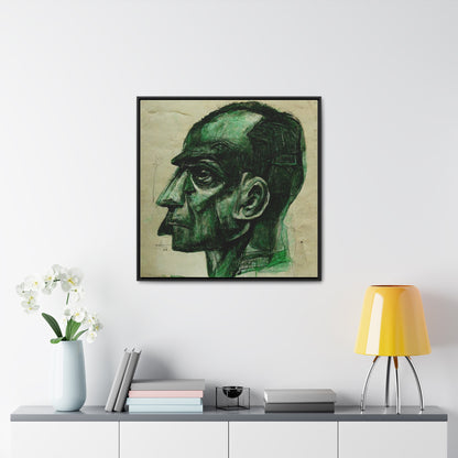 Heads 12, Valentinii, Gallery Canvas Wraps, Square Frame