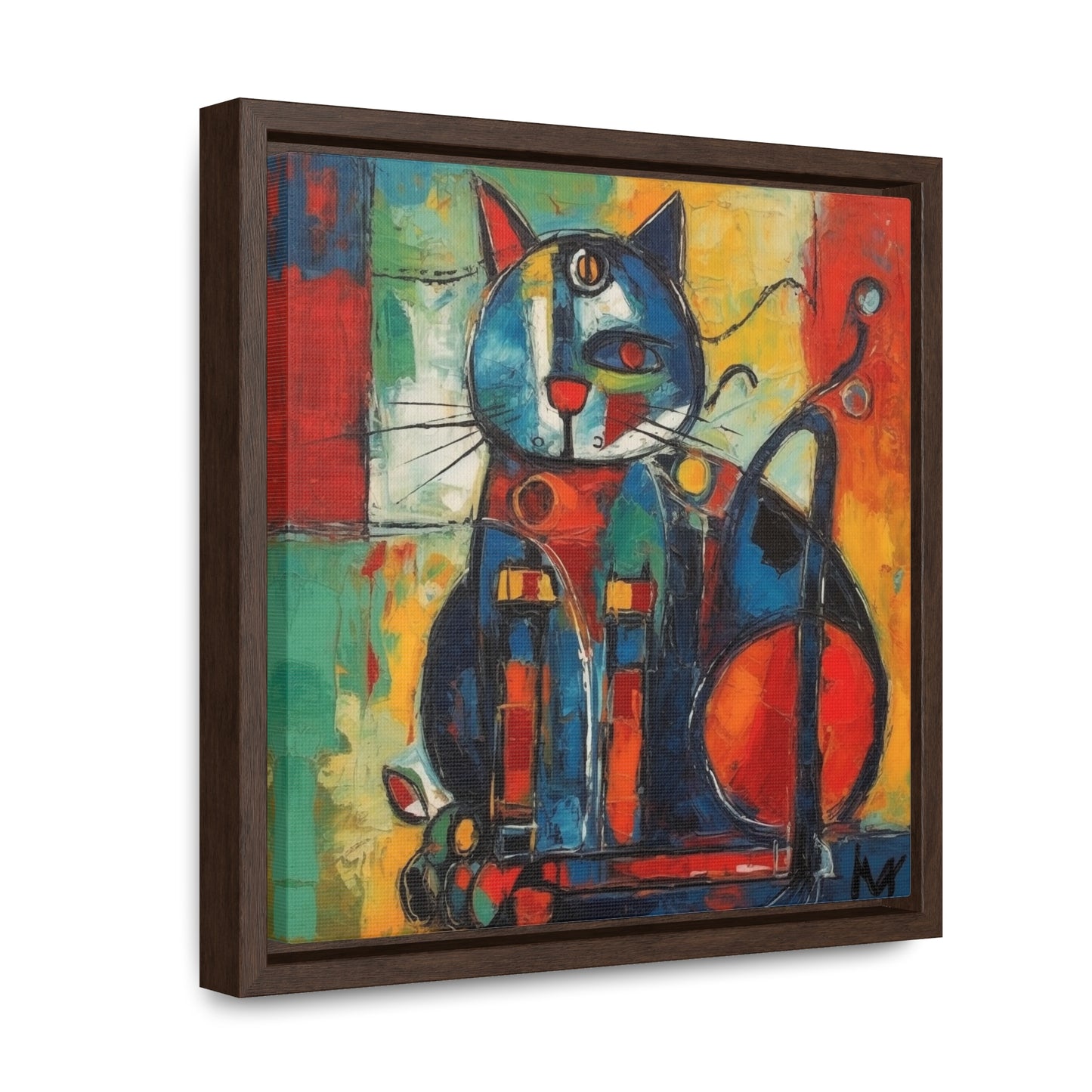 Cat 69, Gallery Canvas Wraps, Square Frame