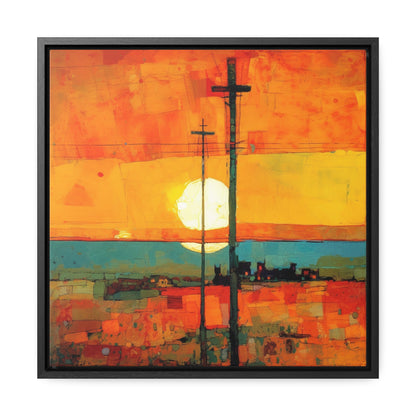 Land of the Sun 67, Valentinii, Gallery Canvas Wraps, Square Frame