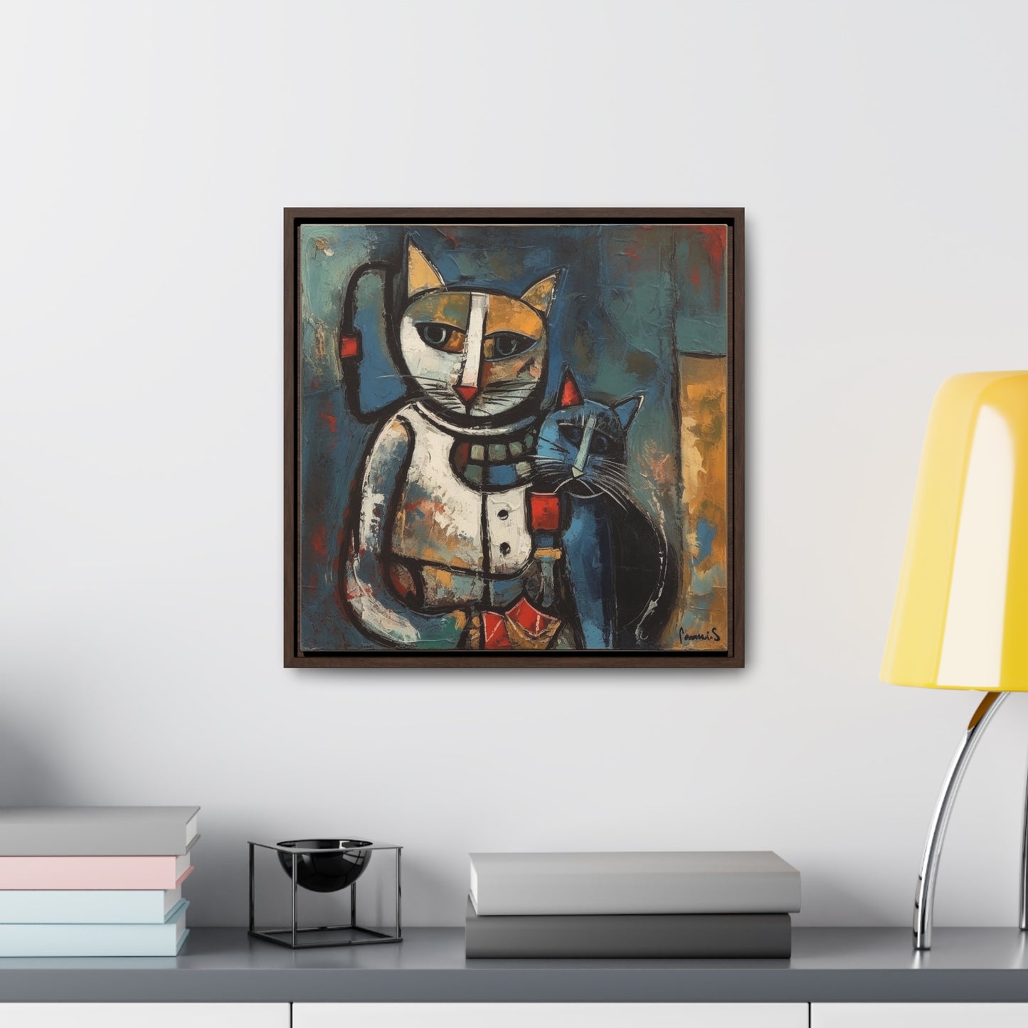 Cat 29, Gallery Canvas Wraps, Square Frame