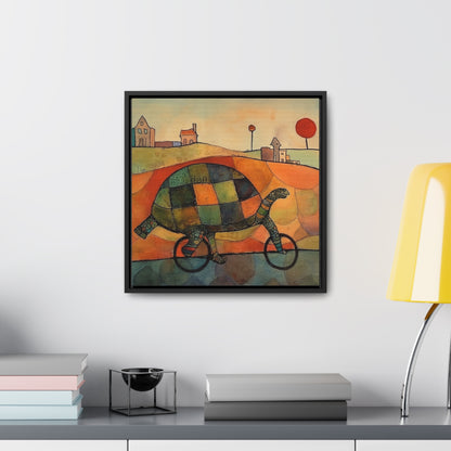 Turtle 5, Gallery Canvas Wraps, Square Frame