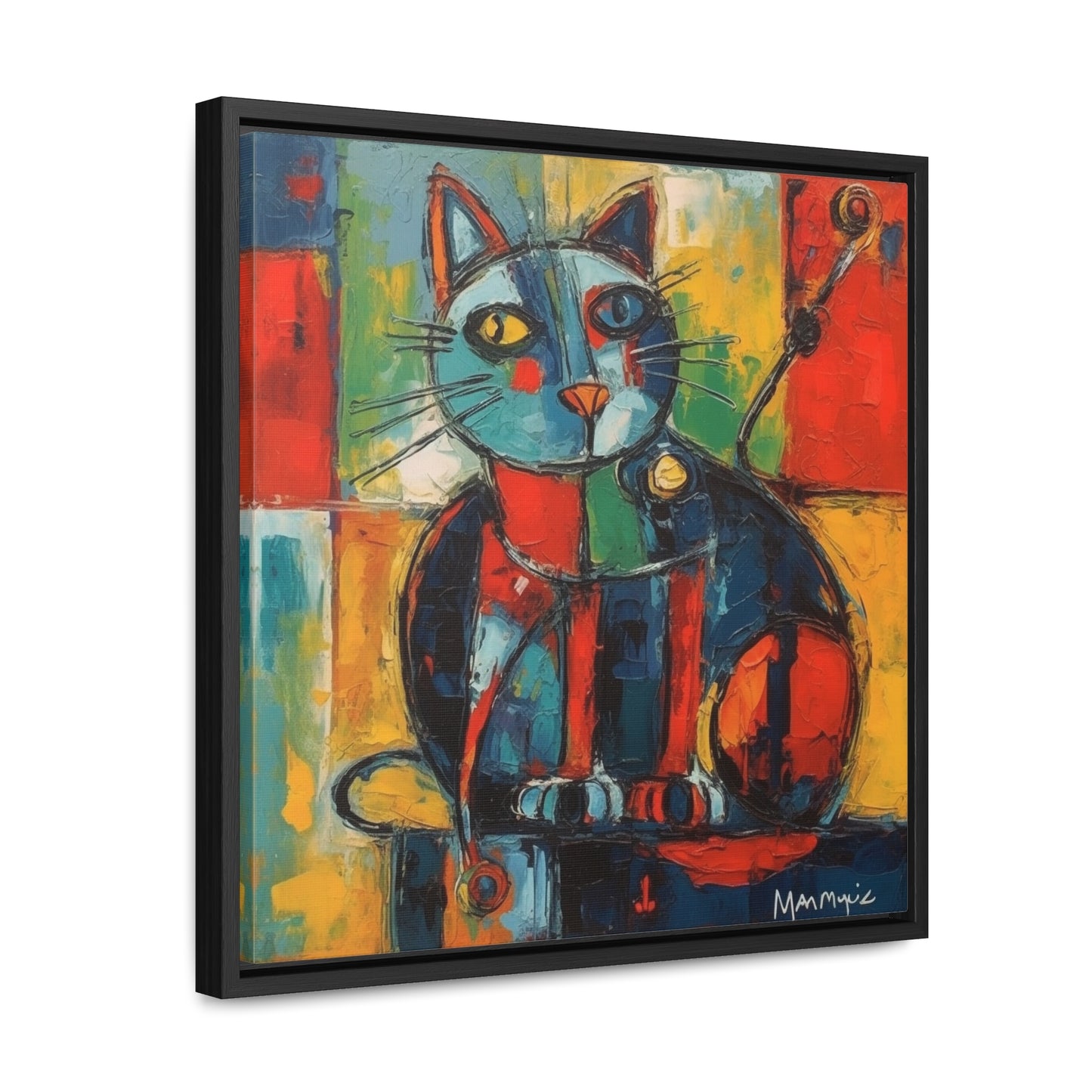 Cat 65, Gallery Canvas Wraps, Square Frame