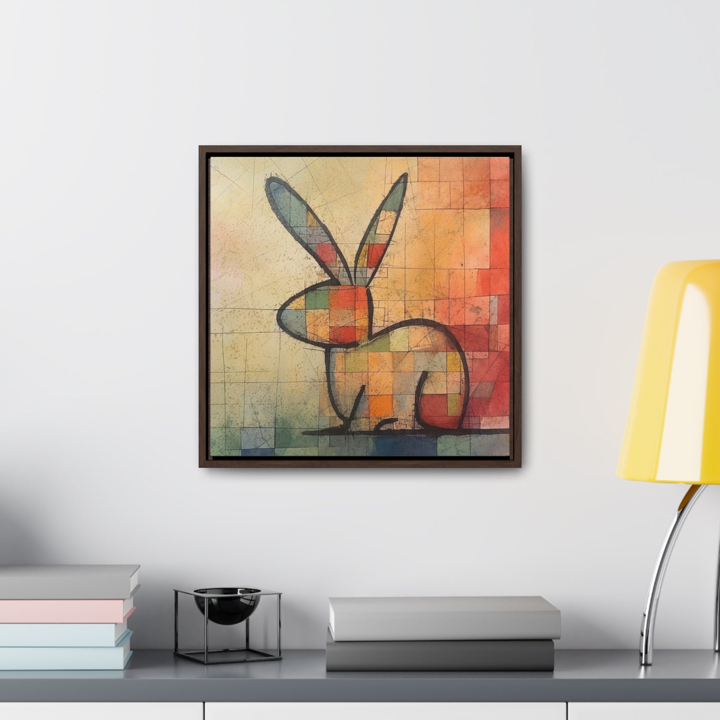 Rabbit 26, Gallery Canvas Wraps, Square Frame