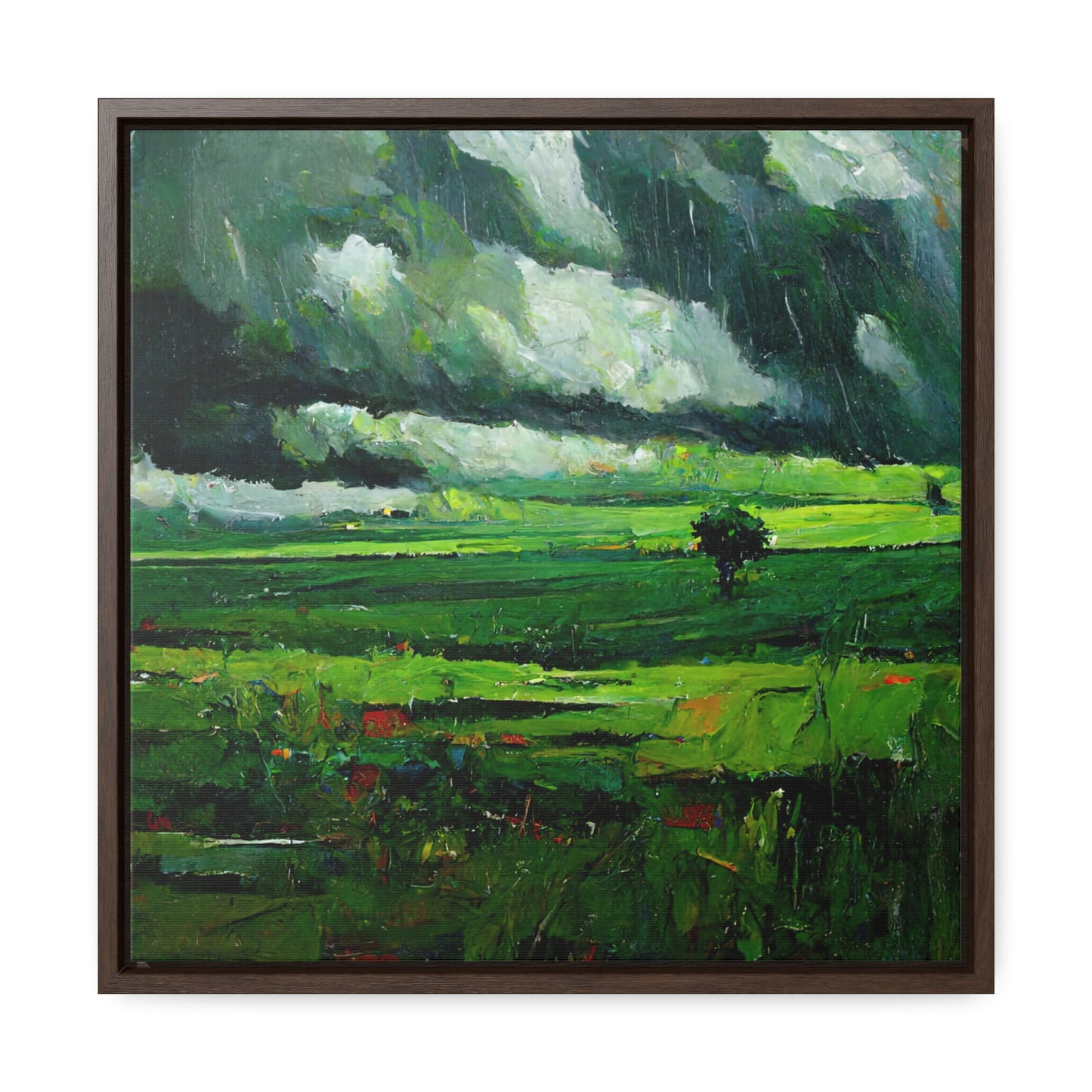 To the Rainy Land 6, Valentinii, Gallery Canvas Wraps, Square Frame
