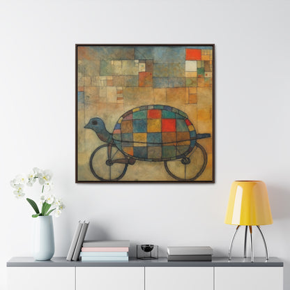 Turtle 9, Gallery Canvas Wraps, Square Frame