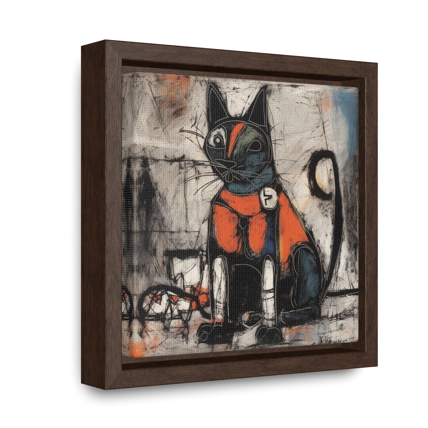 Cat 48, Gallery Canvas Wraps, Square Frame