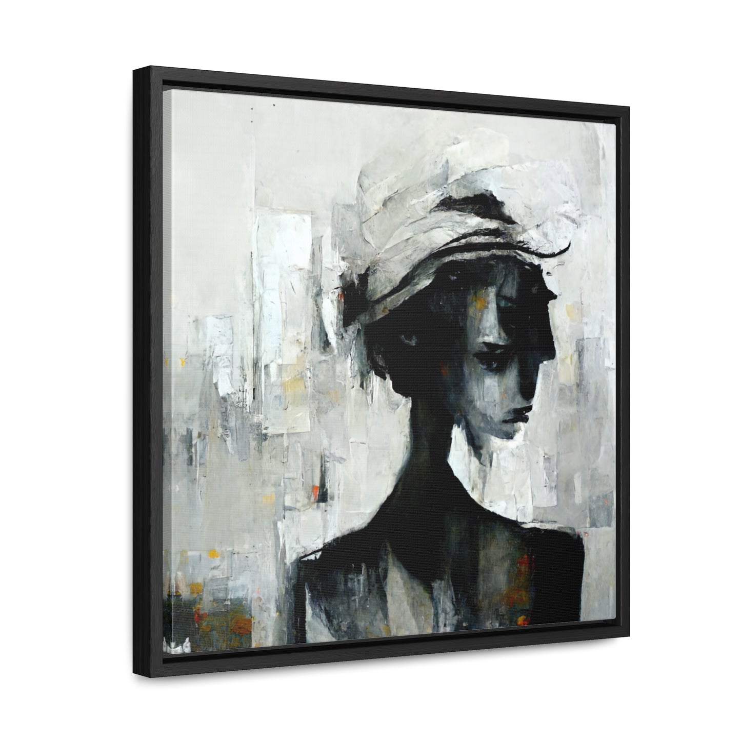 Forgotten Face 5, Valentinii, Gallery Canvas Wraps, Square Frame