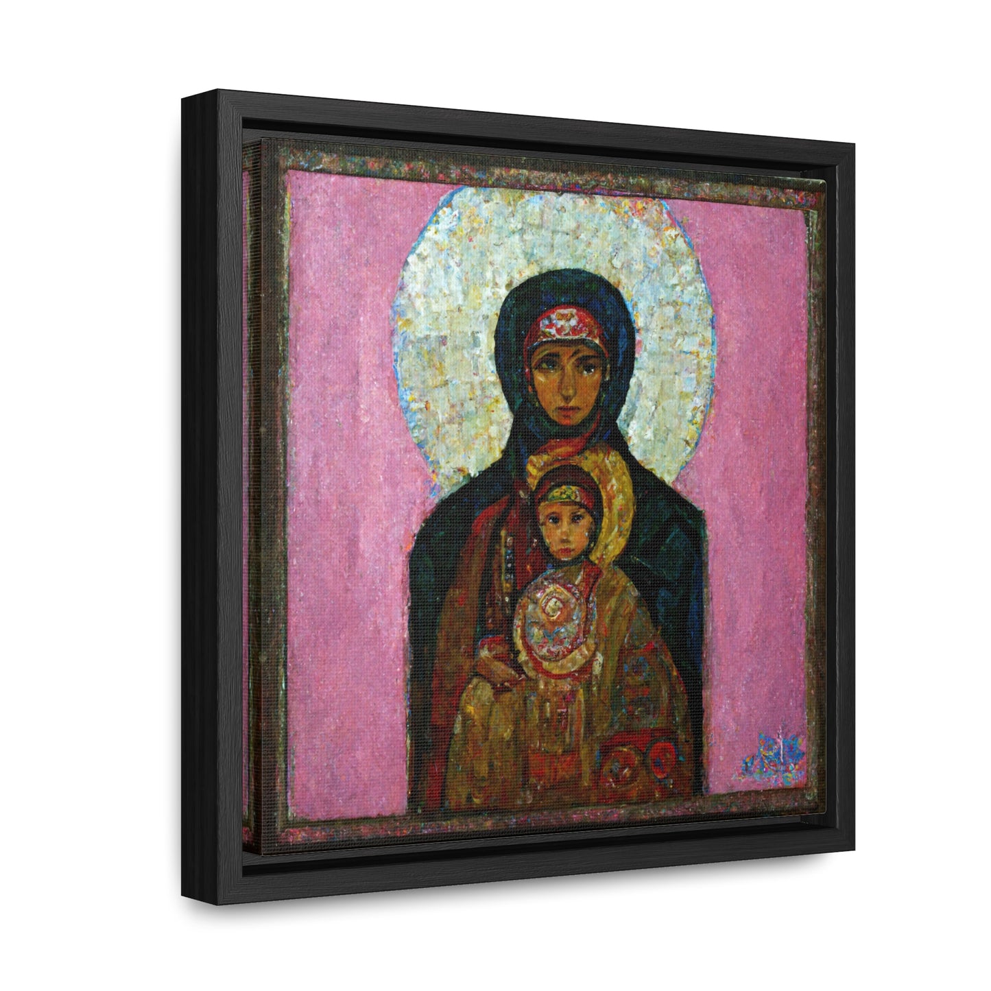 Mary and the Child 26, Valentinii, Gallery Canvas Wraps, Square Frame