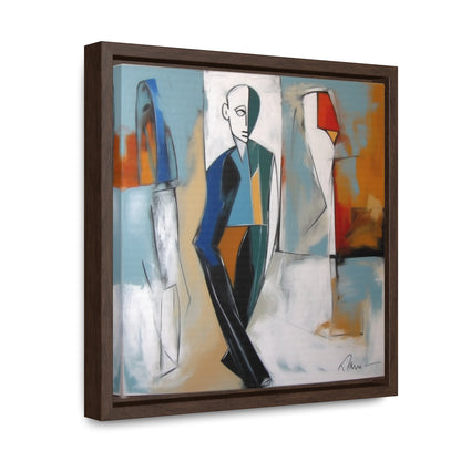 Sad Man 22, Valentinii, Gallery Canvas Wraps, Square Frame