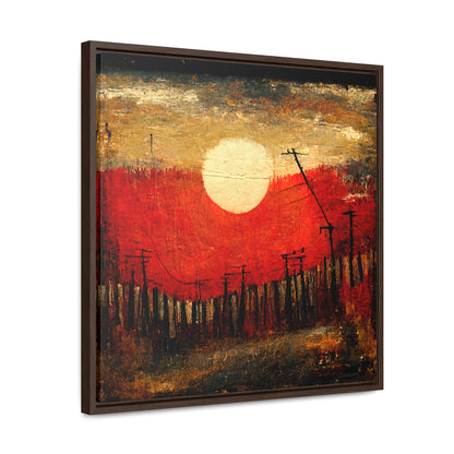 Land of the Sun 19, Valentinii, Gallery Canvas Wraps, Square Frame