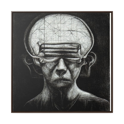 Brain 13, Valentinii, Gallery Canvas Wraps, Square Frame