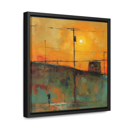 Land of the Sun 51, Valentinii, Gallery Canvas Wraps, Square Frame