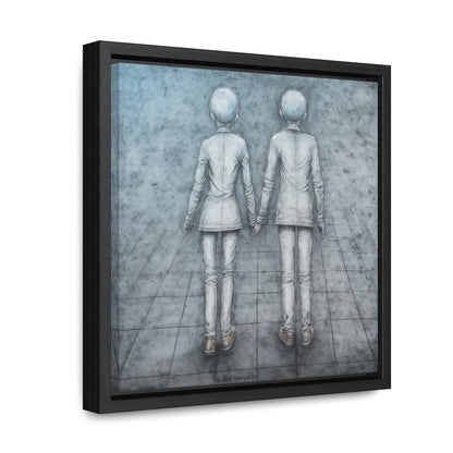 The Courage of Vulnerability 2, Valentinii, Gallery Canvas Wraps, Square Frame