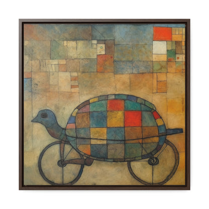 Turtle 9, Gallery Canvas Wraps, Square Frame