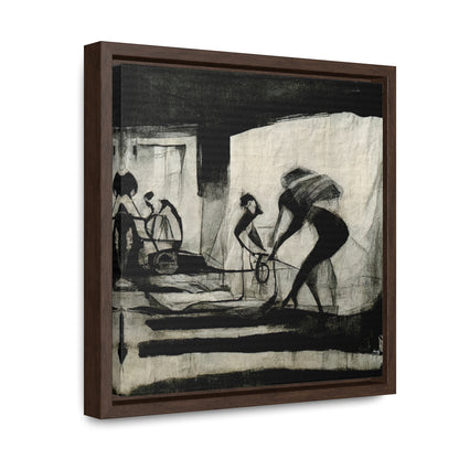 Domestic Memories 47, Valentinii, Gallery Canvas Wraps, Square Frame