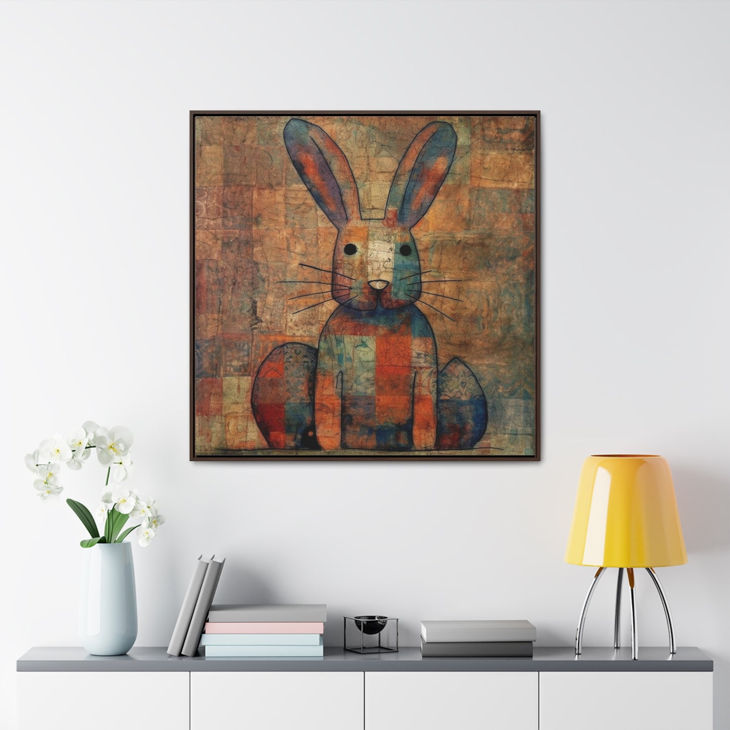 Rabbit 23, Gallery Canvas Wraps, Square Frame