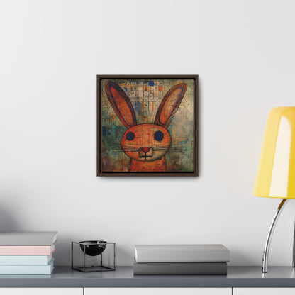 Rabbit, Gallery Canvas Wraps, Square Frame