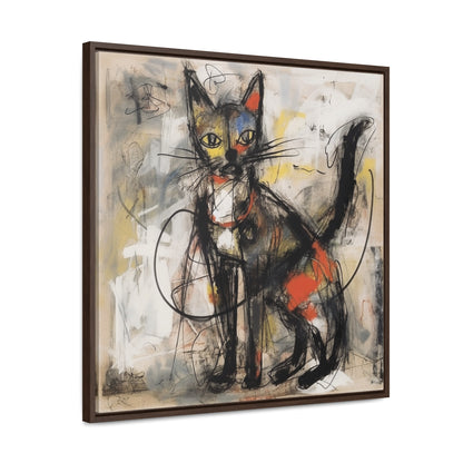 Cat 58, Gallery Canvas Wraps, Square Frame