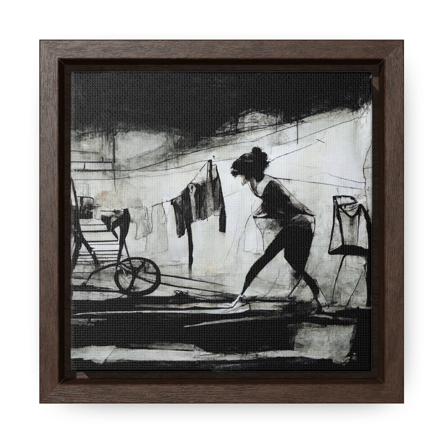 Domestic Memories 23, Valentinii, Gallery Canvas Wraps, Square Frame