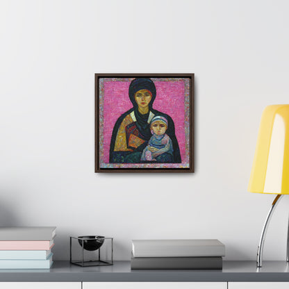 Mary and the Child 12, Valentinii, Gallery Canvas Wraps, Square Frame