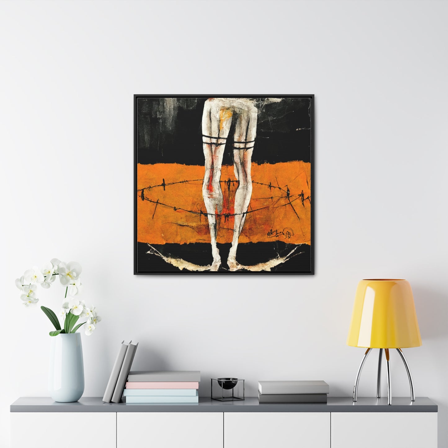 Feet and Drama 13, Valentinii, Gallery Canvas Wraps, Square Frame