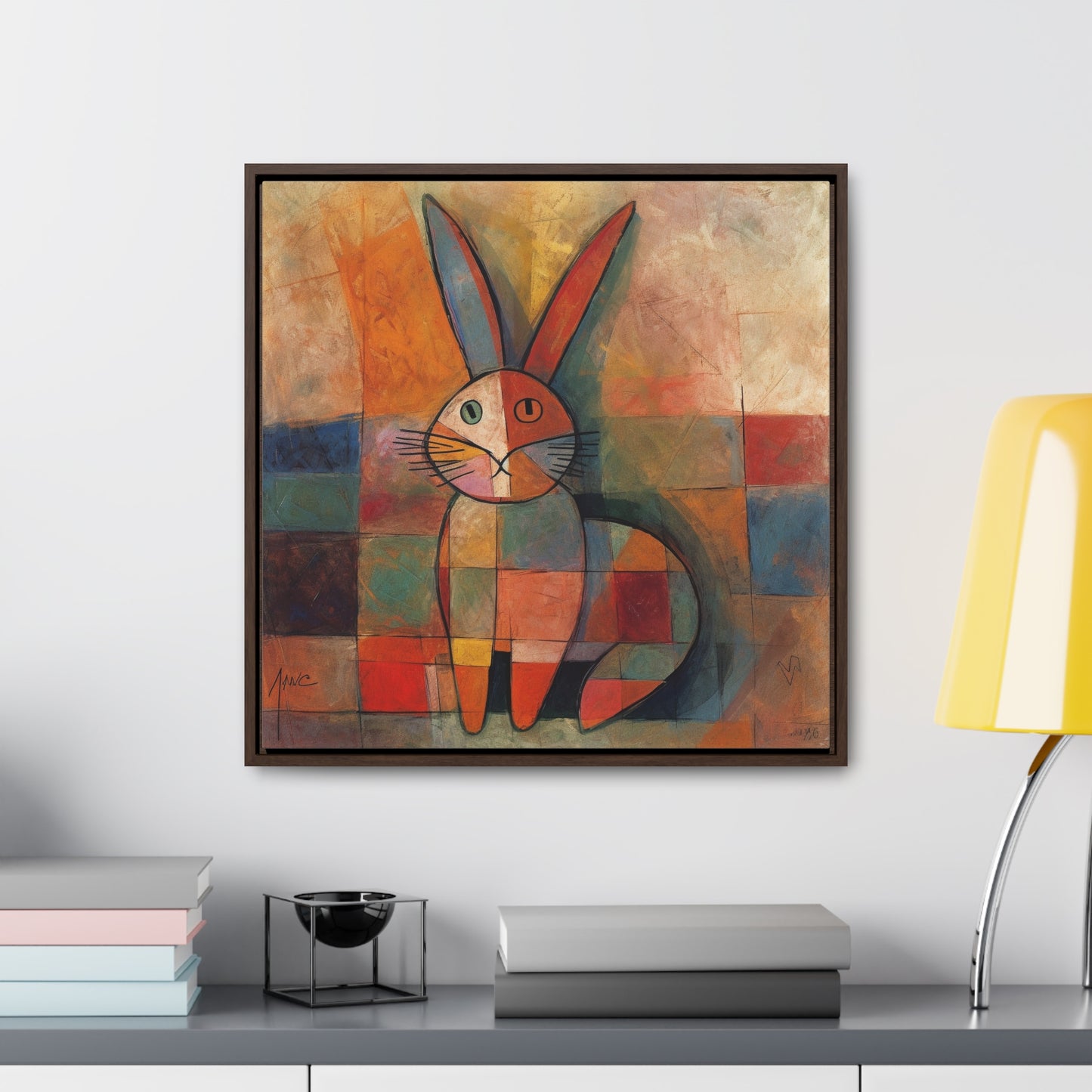 Rabbit 18, Gallery Canvas Wraps, Square Frame